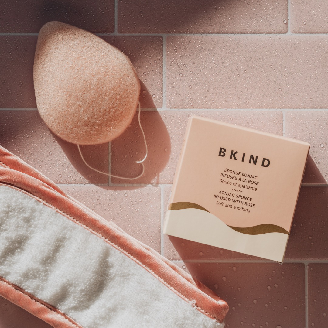 Konjac sponge – Rose flower