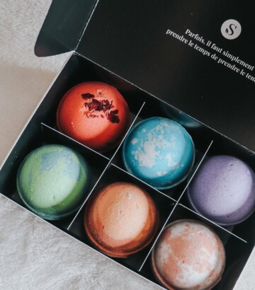 Bath bombs gift box