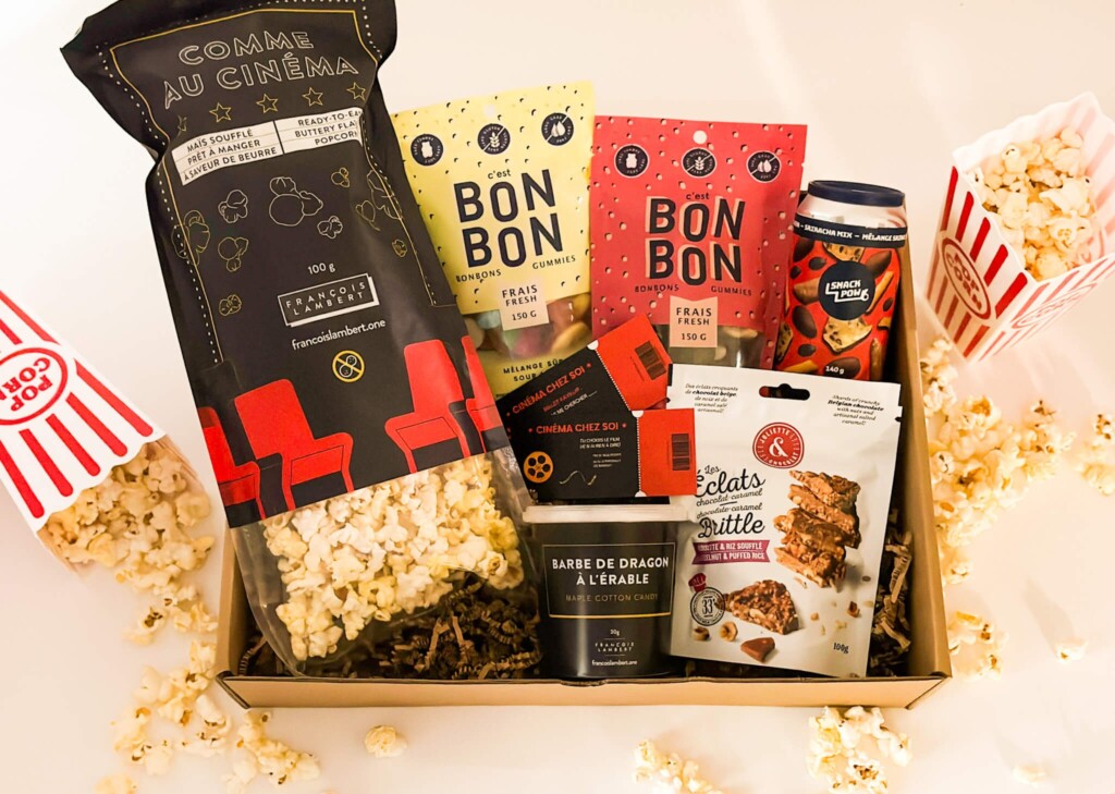 Movie night box for Valentine's day