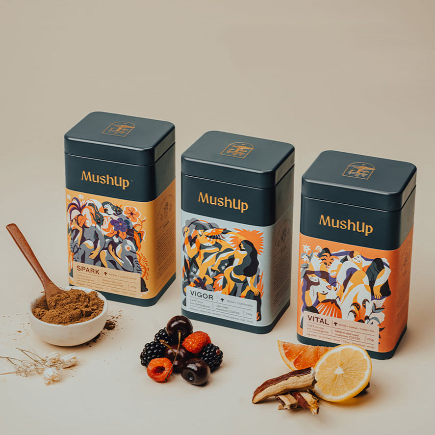 Mushroom coffee trio – MushUp